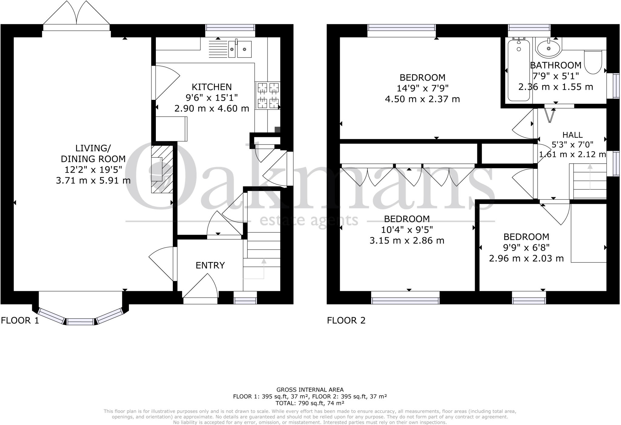 Rilstone Road, Birmingham, B32 floorplan