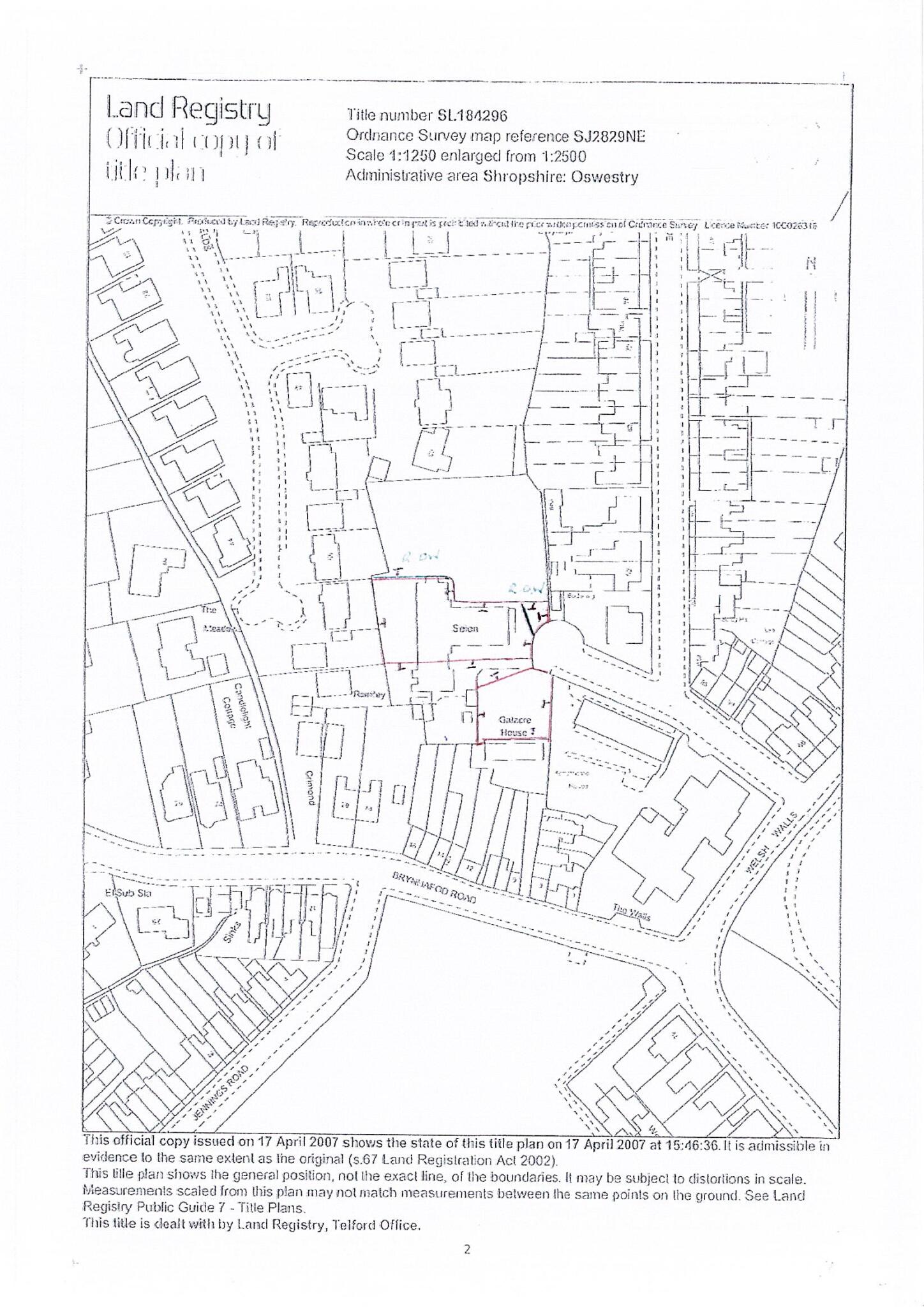 Seion Chapel, Park Avenue, Oswestry, Shropshire floorplan