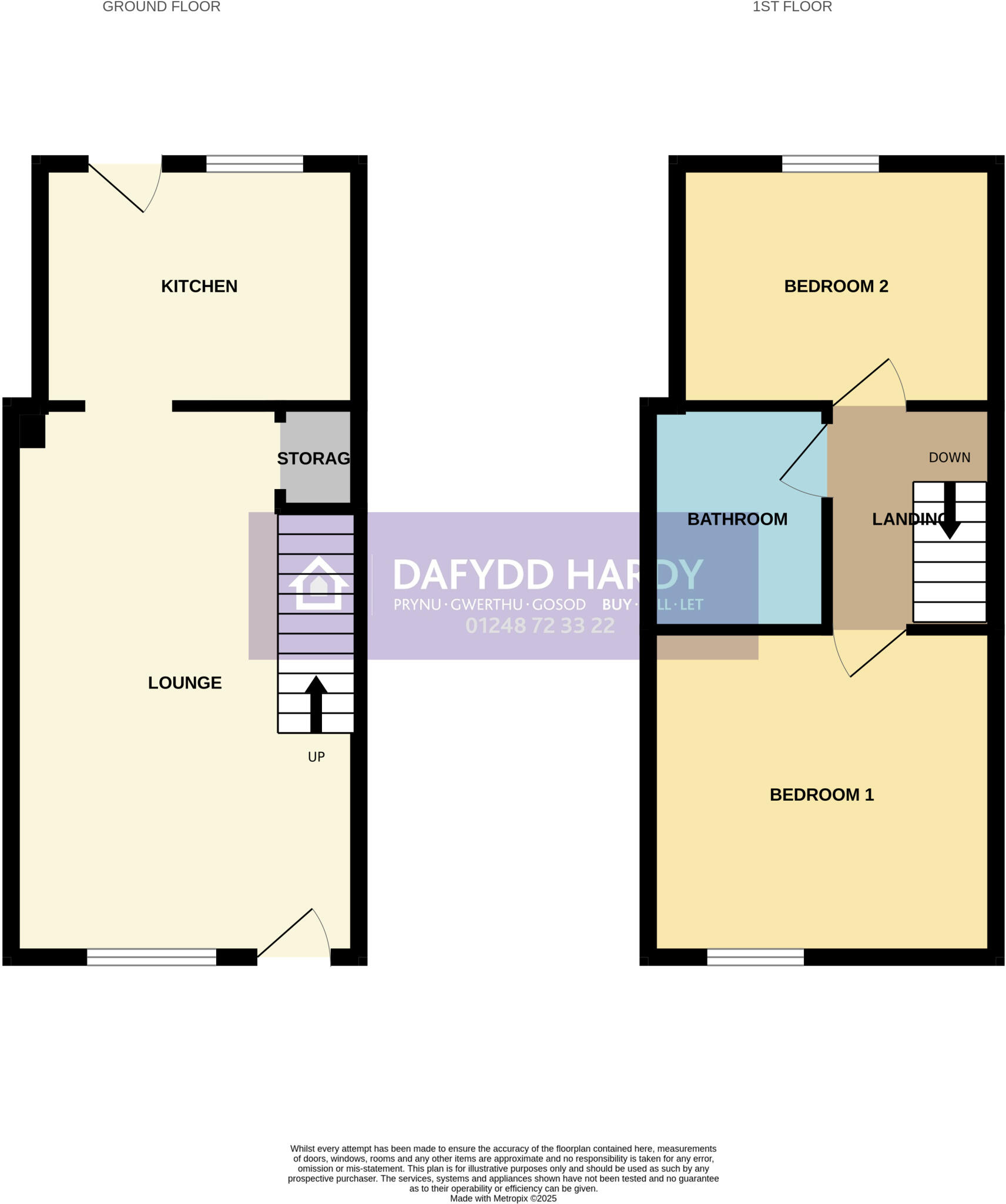 Hendre Street, Caernarfon, Gwynedd, LL55 floorplan