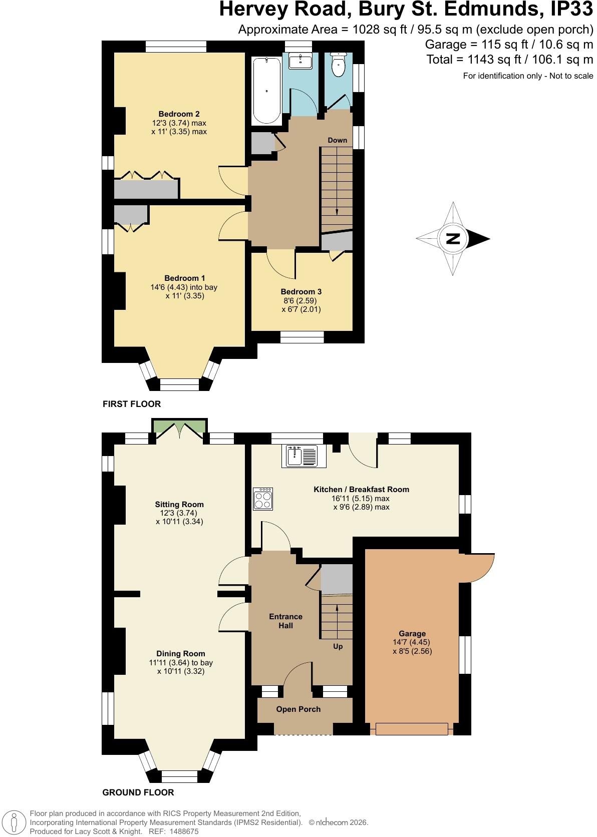 Hervey Road, Bury St. Edmunds, Suffolk, IP33 floorplan