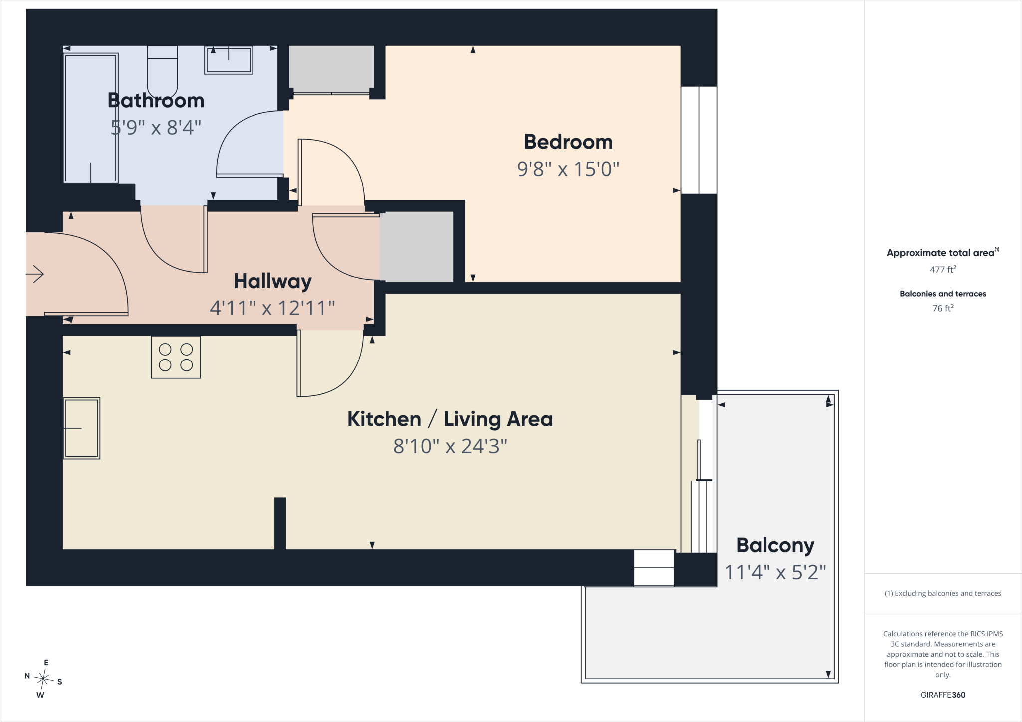 9, Evan Cook Close, London, SE15 floorplan