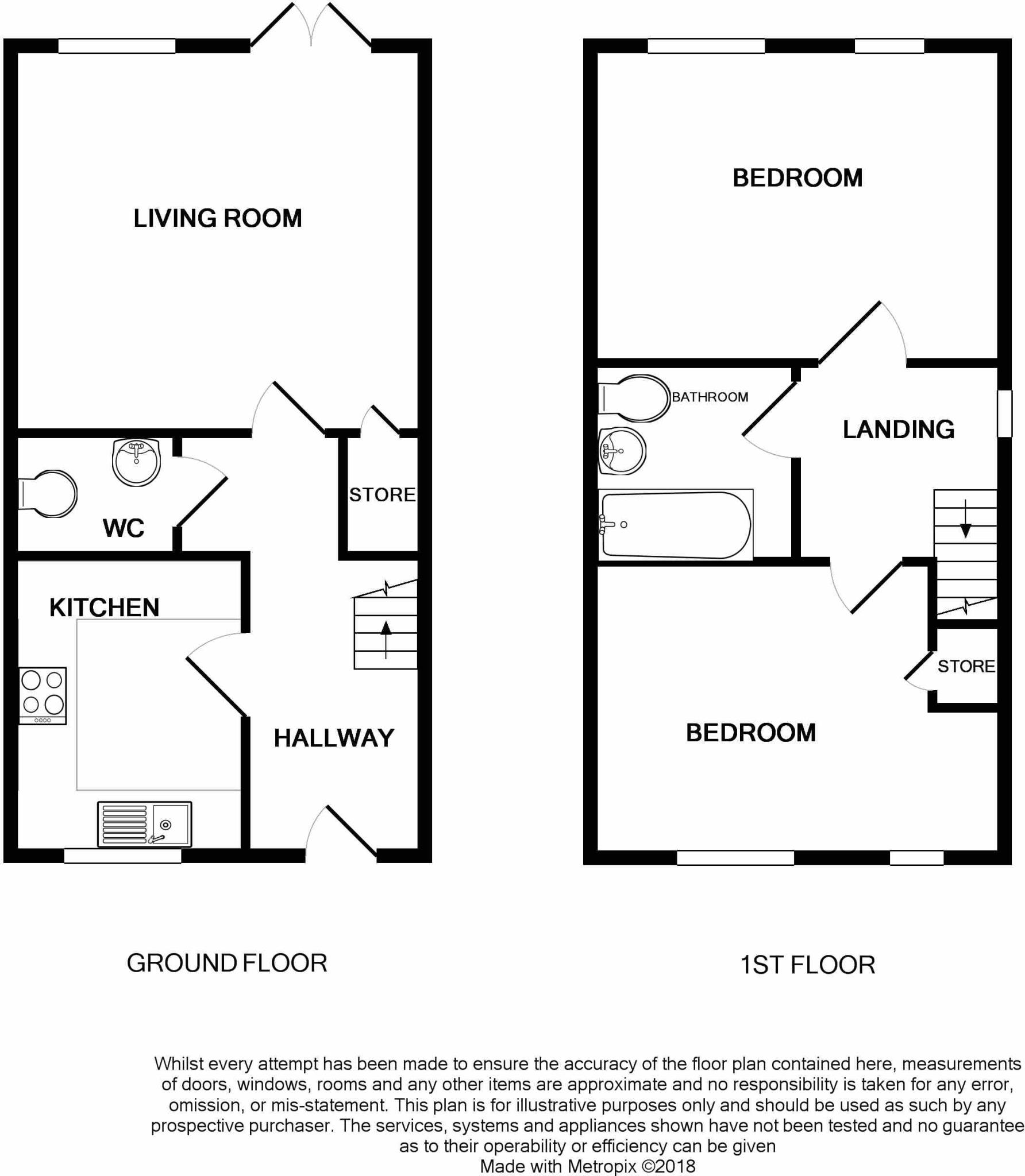 Prior William Close, Cosby, Leicestershire floorplan