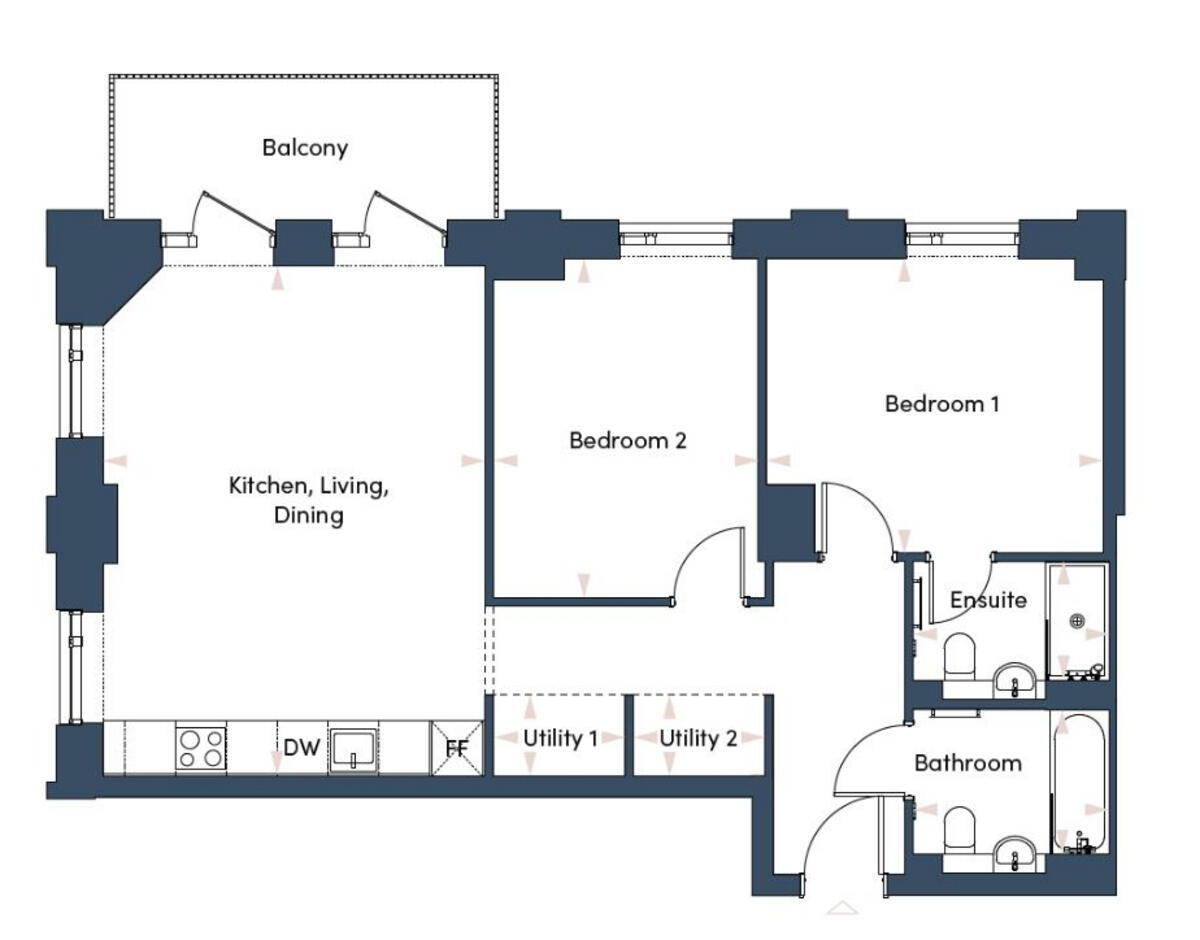 Chalkstone Lane, London floorplan