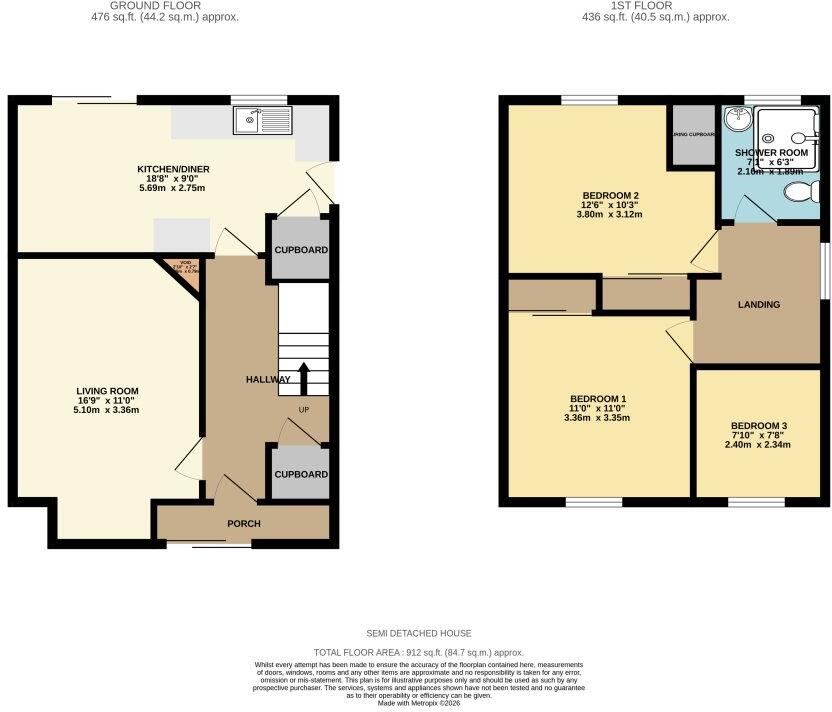 Link Road, Anstey, Leicestershire floorplan
