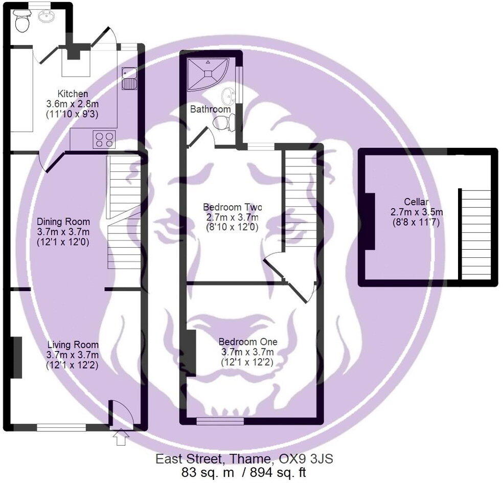 East Street, Thame floorplan