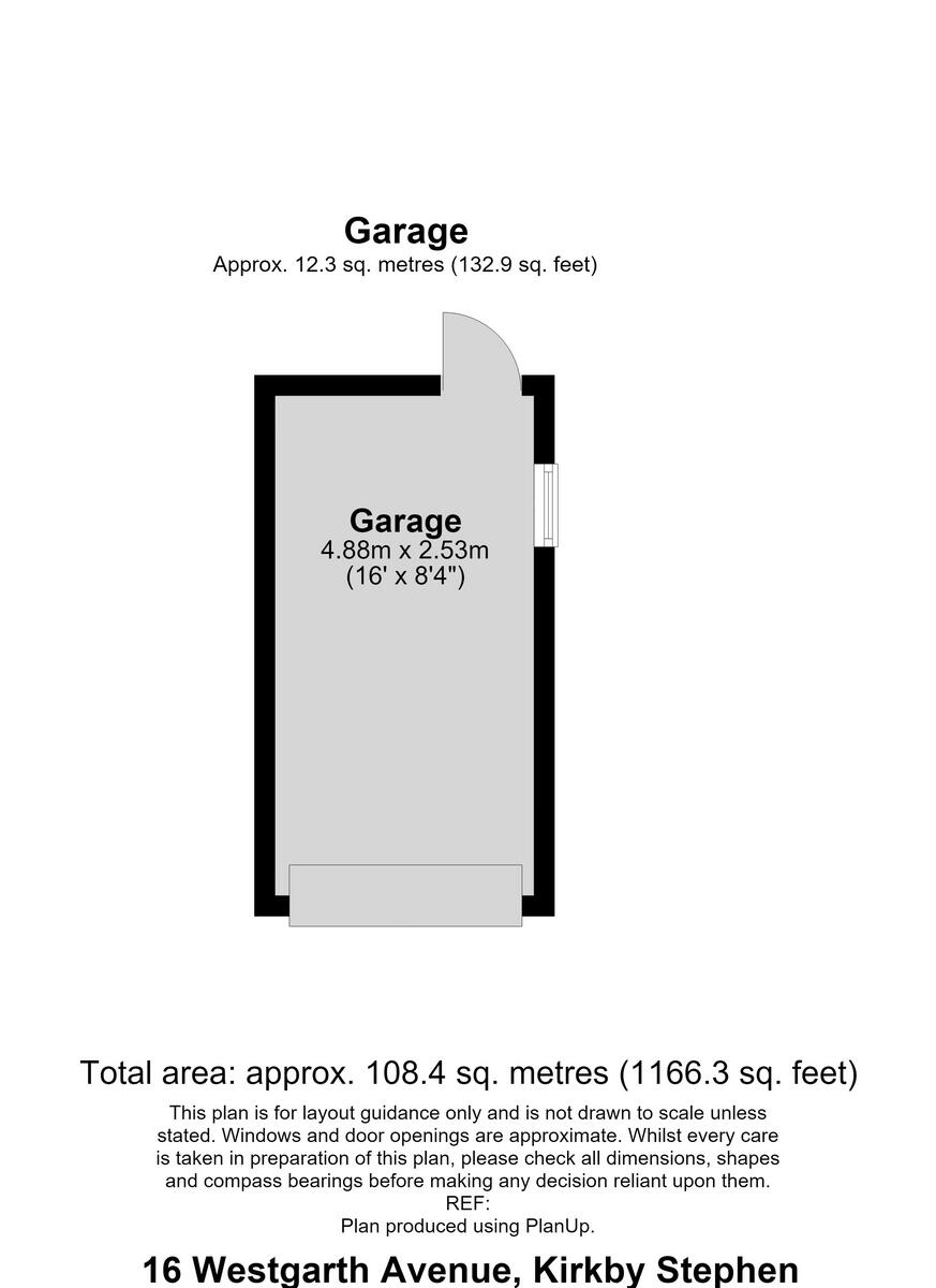 16 Westgarth Avenue, Kirkby Stephen floorplan