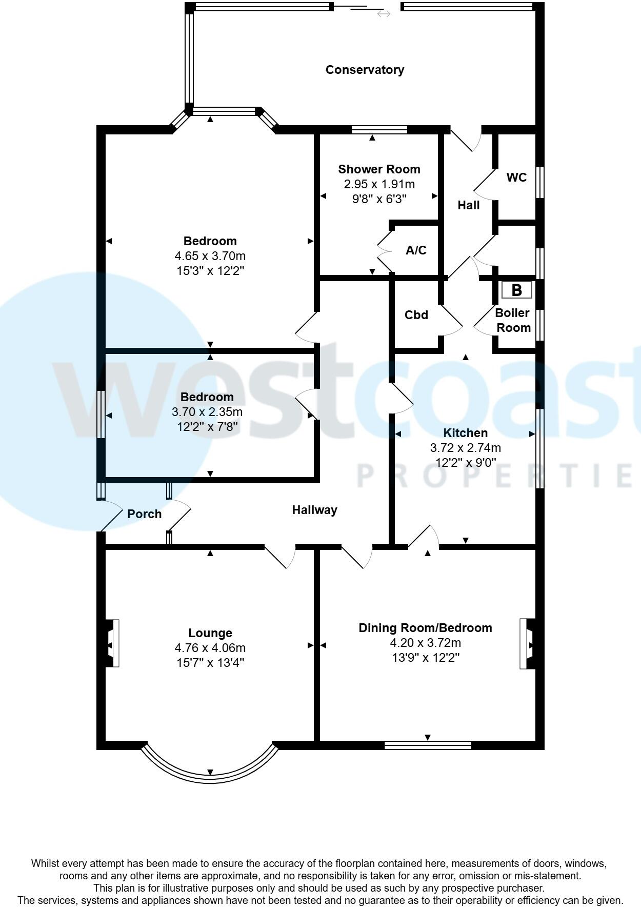 St. Marys Road, Burnham-on-Sea, Somerset, TA8 floorplan
