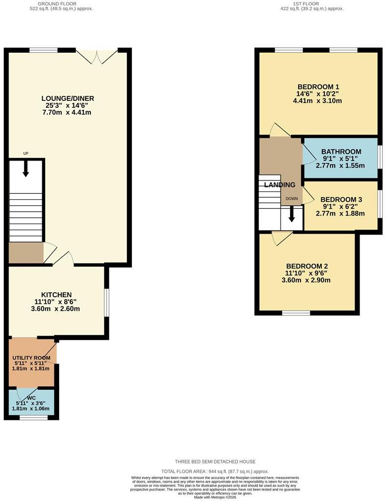 Cemetery Road, Southport floorplan