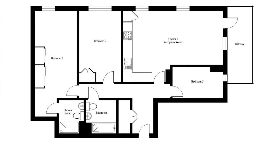 Halley House, Westmoreland Road, Brent, London floorplan