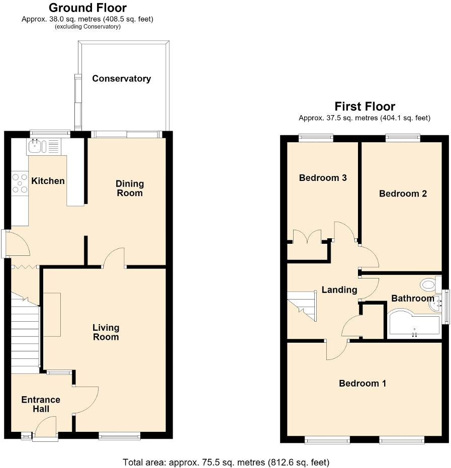 Westgate, Leominster, Herefordshire, HR6 8SH floorplan