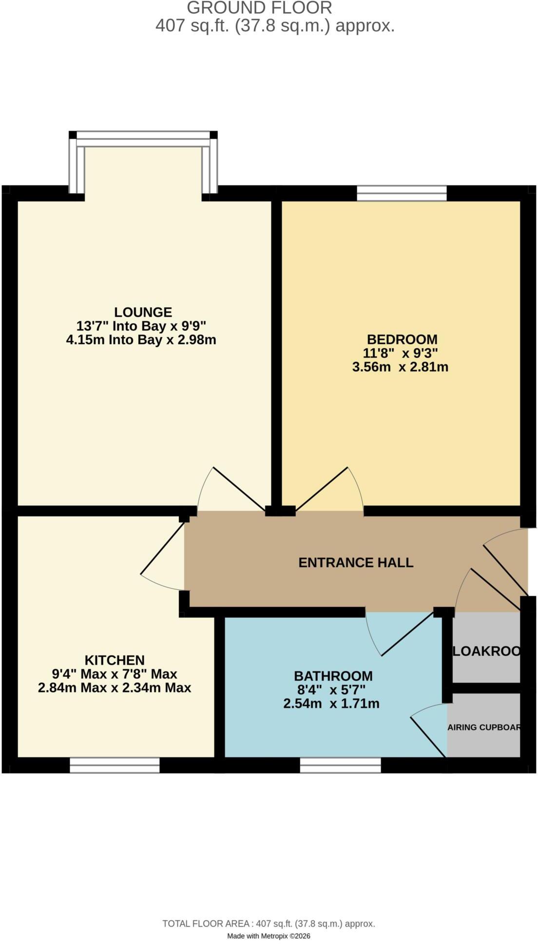 Hampstead Mews, Blackpool, FY1 2SG floorplan
