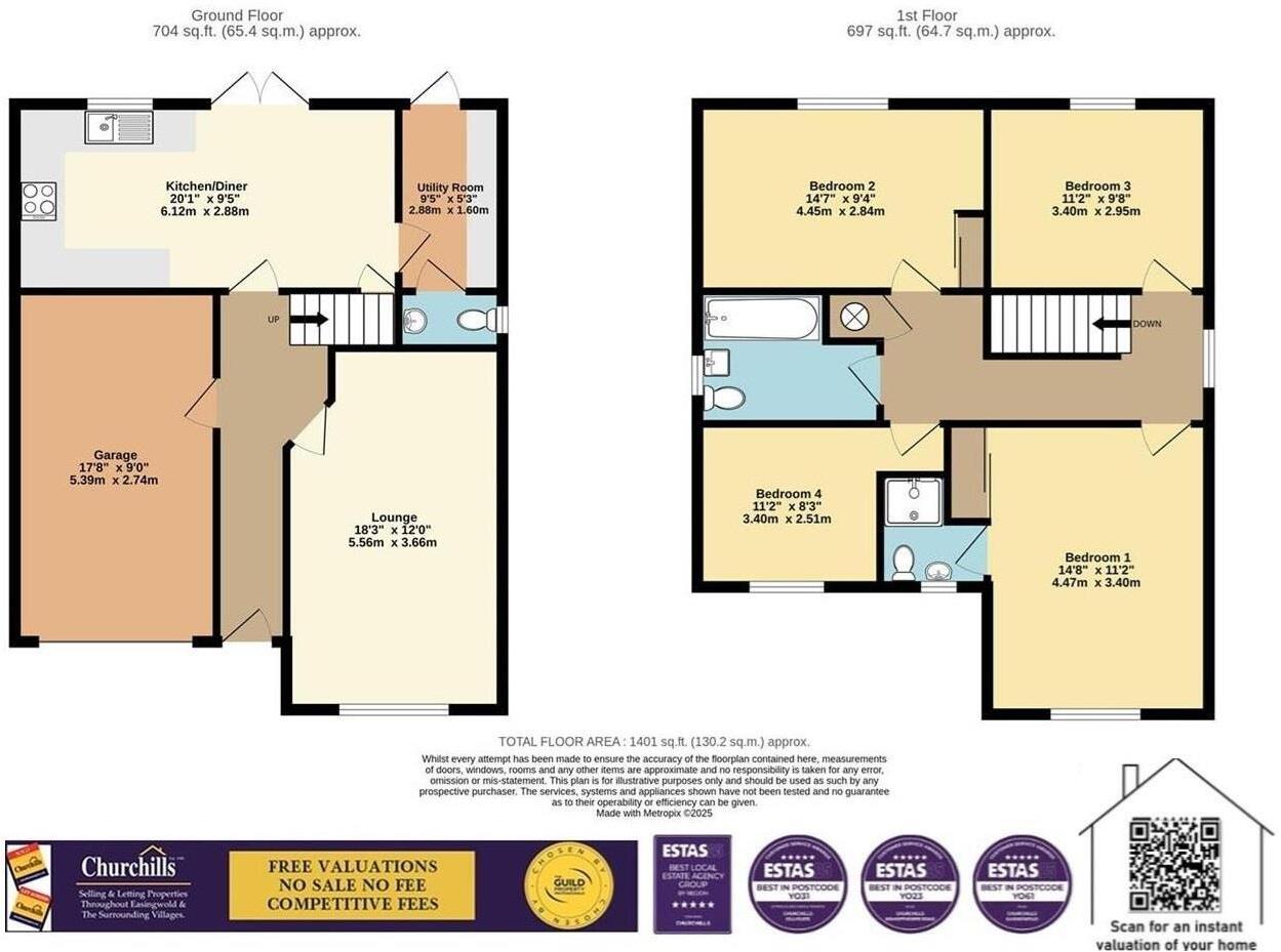 Partridge Road, Easingwold, York floorplan