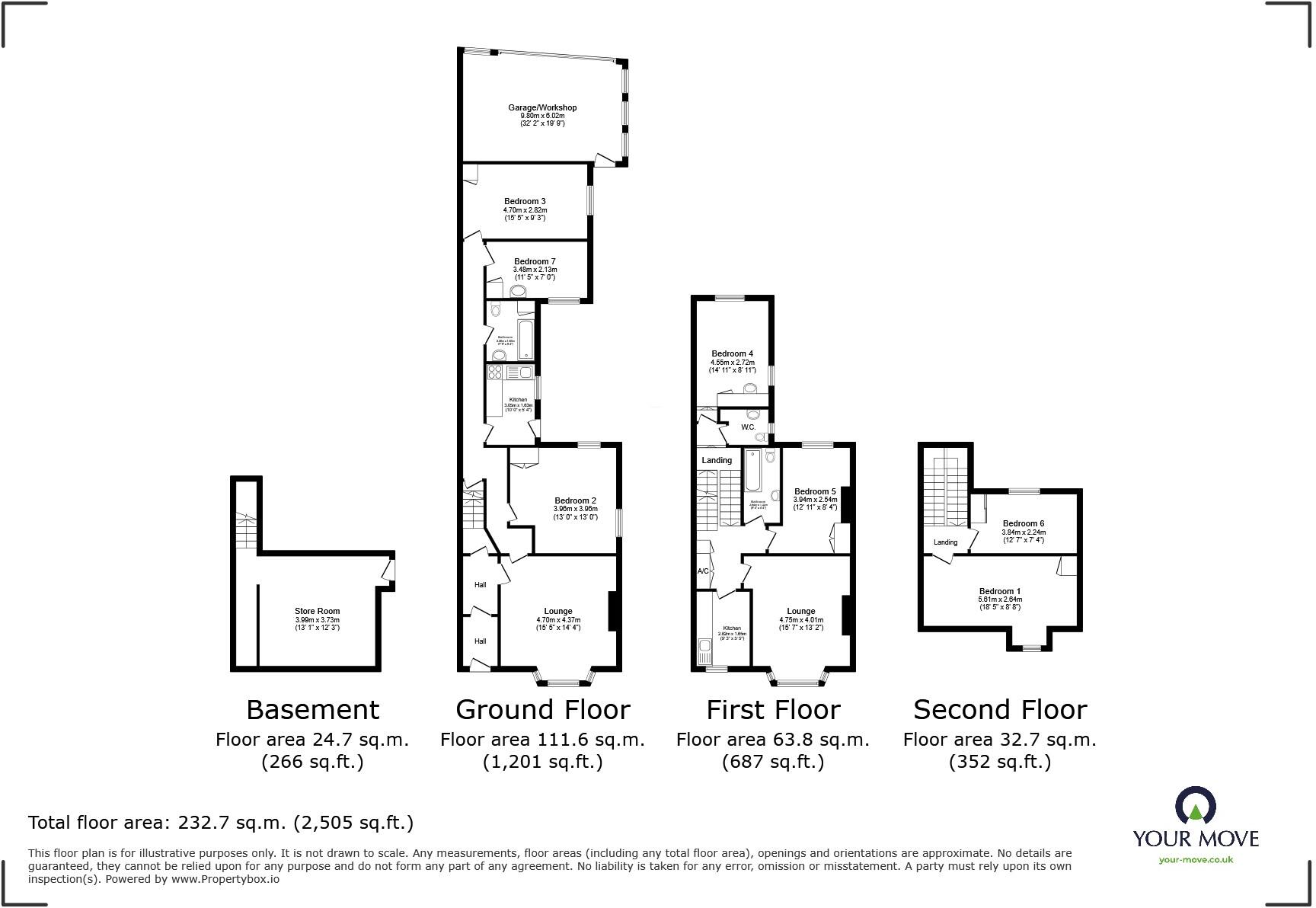 Exeter Road, Exmouth, Devon, EX8 floorplan