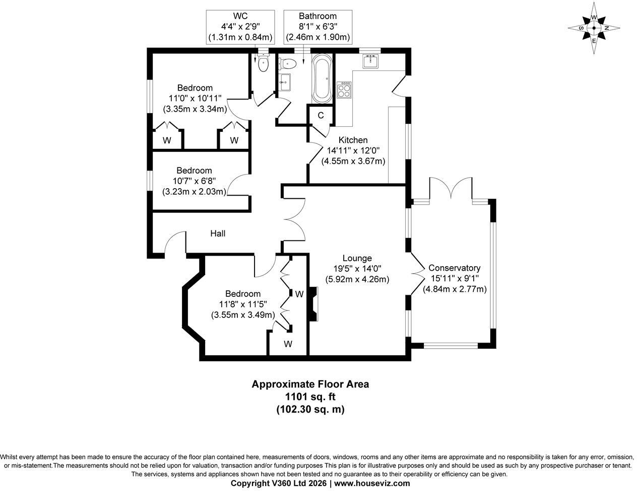 Cemetery Road, Wath-Upon-Dearne, Rotherham floorplan
