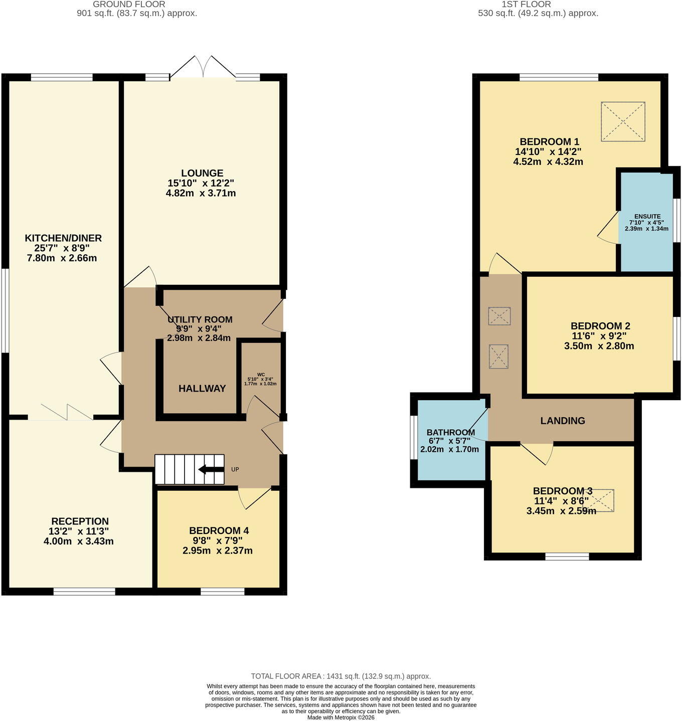 33, Hemmant Way, Gillingham, Beccles, NR34 0LF floorplan