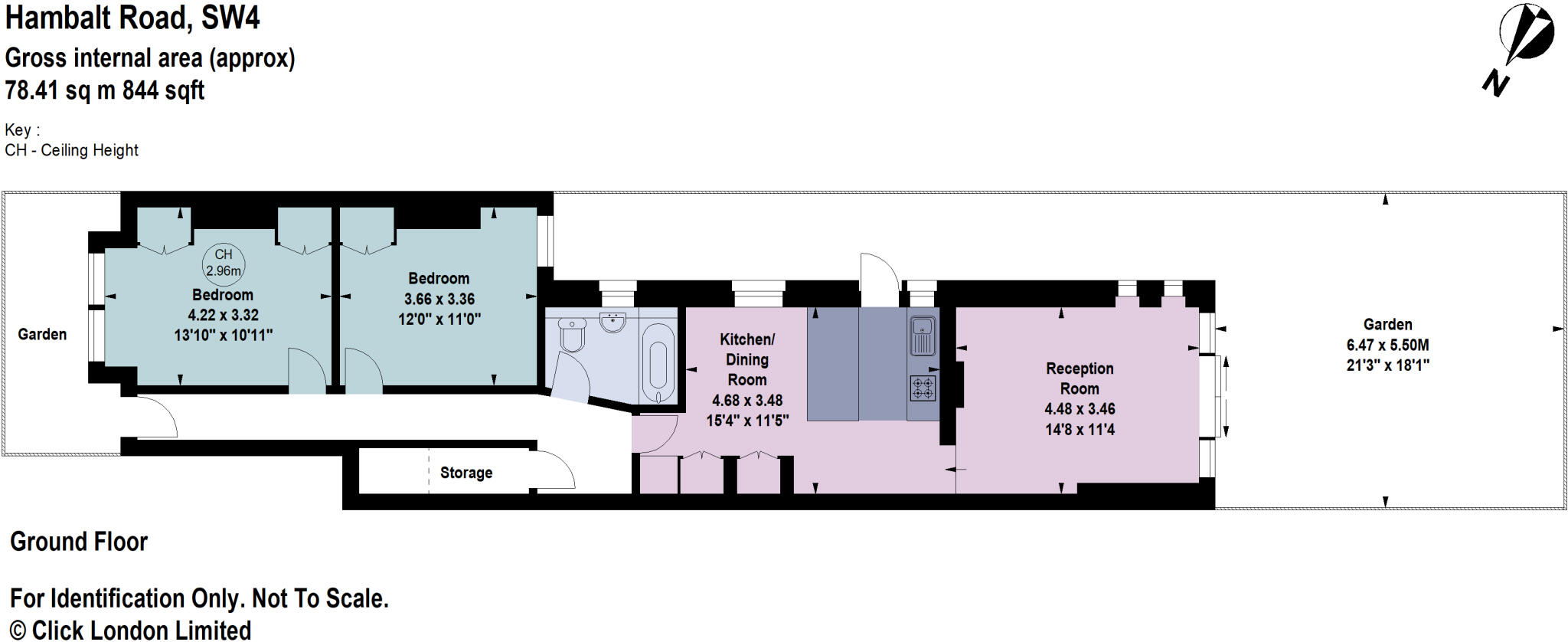 Hambalt Road, London, SW4 floorplan