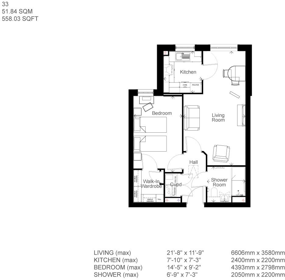 32 London Rd, Dorchester, Dorset, DT1 1WY floorplan