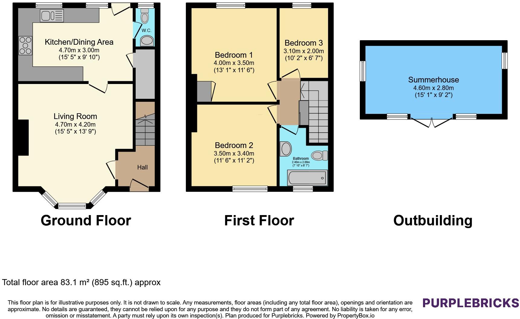 Hillside Road, Pontefract, WF7 floorplan