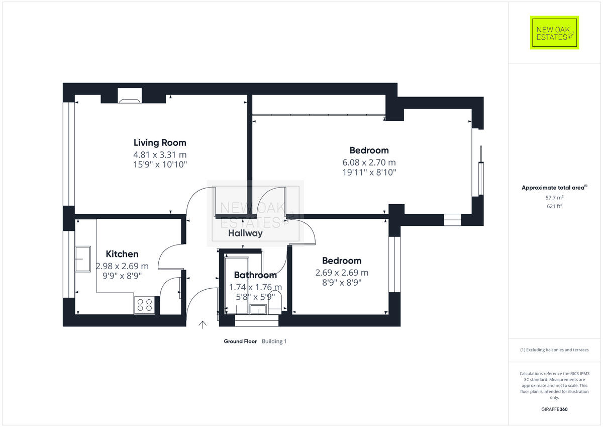Coniston Drive, Clay Cross, S45 floorplan