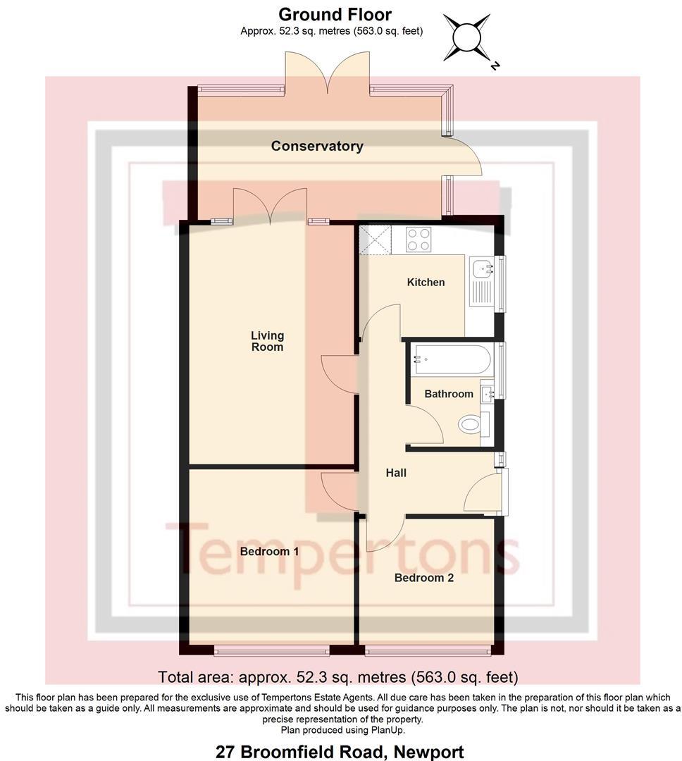 Broomfield Road, Newport floorplan