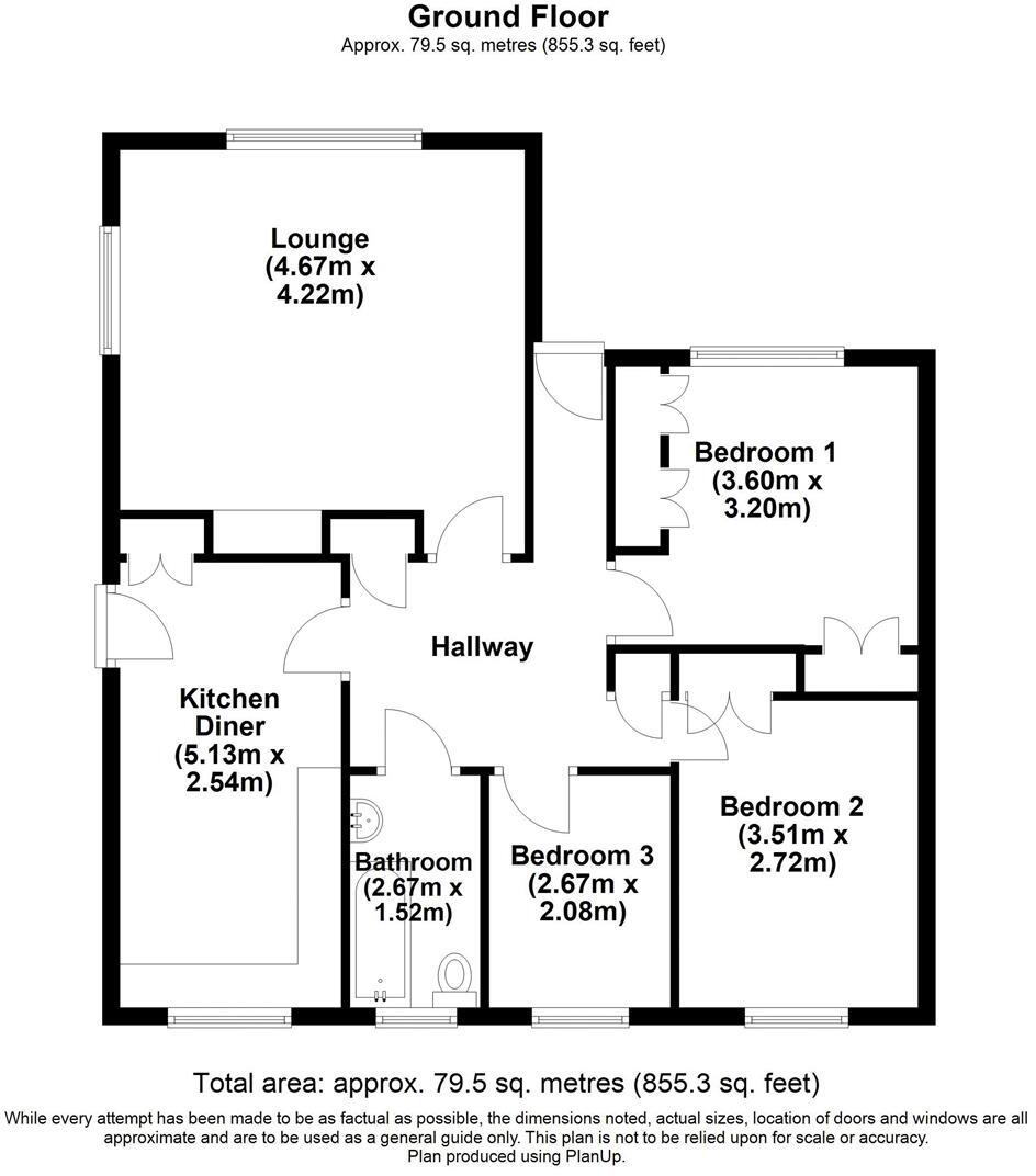 8 Sandra Crescent, Washingborough, Lincoln floorplan