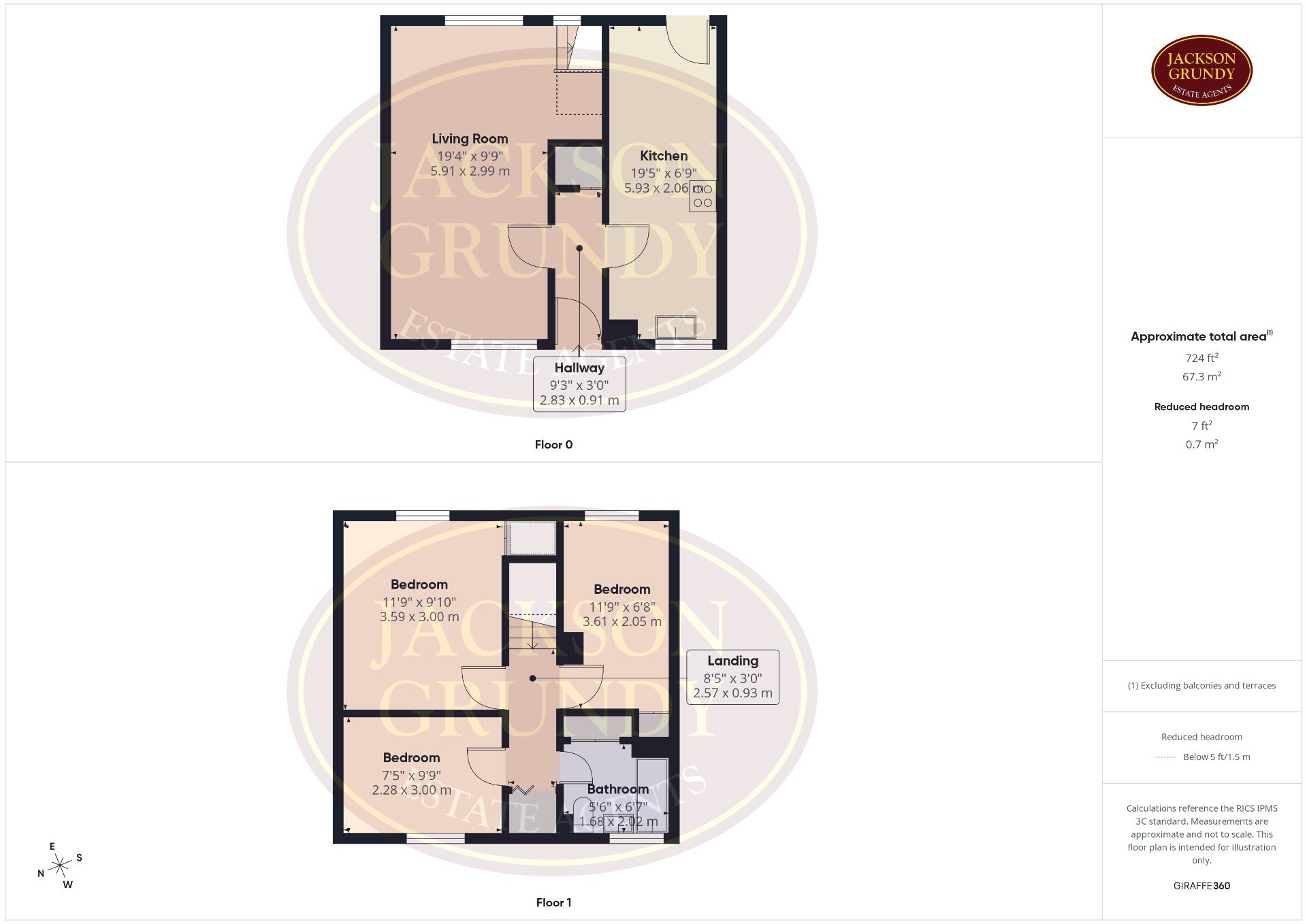 Lodore Gardens, Northampton, NN3 2AS floorplan