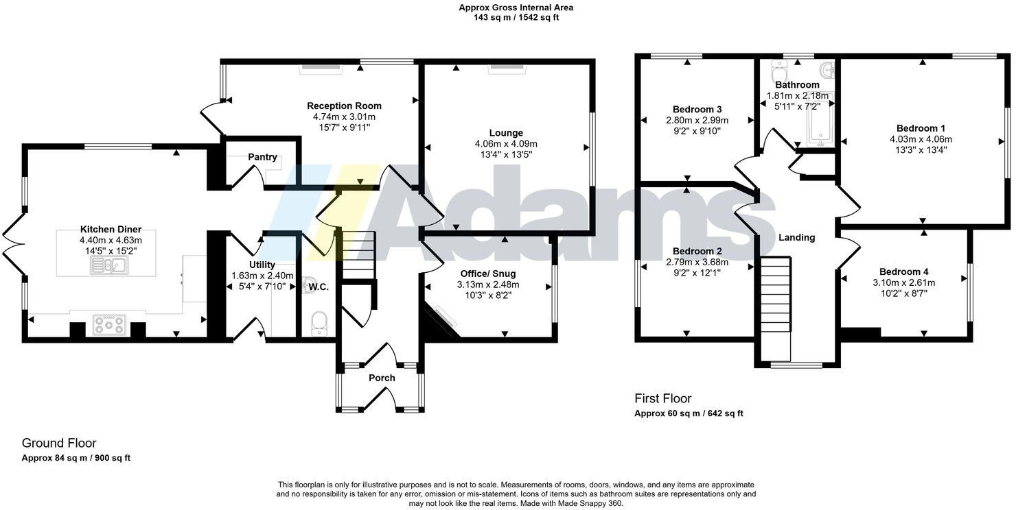 Ditchfield Road, Widnes floorplan