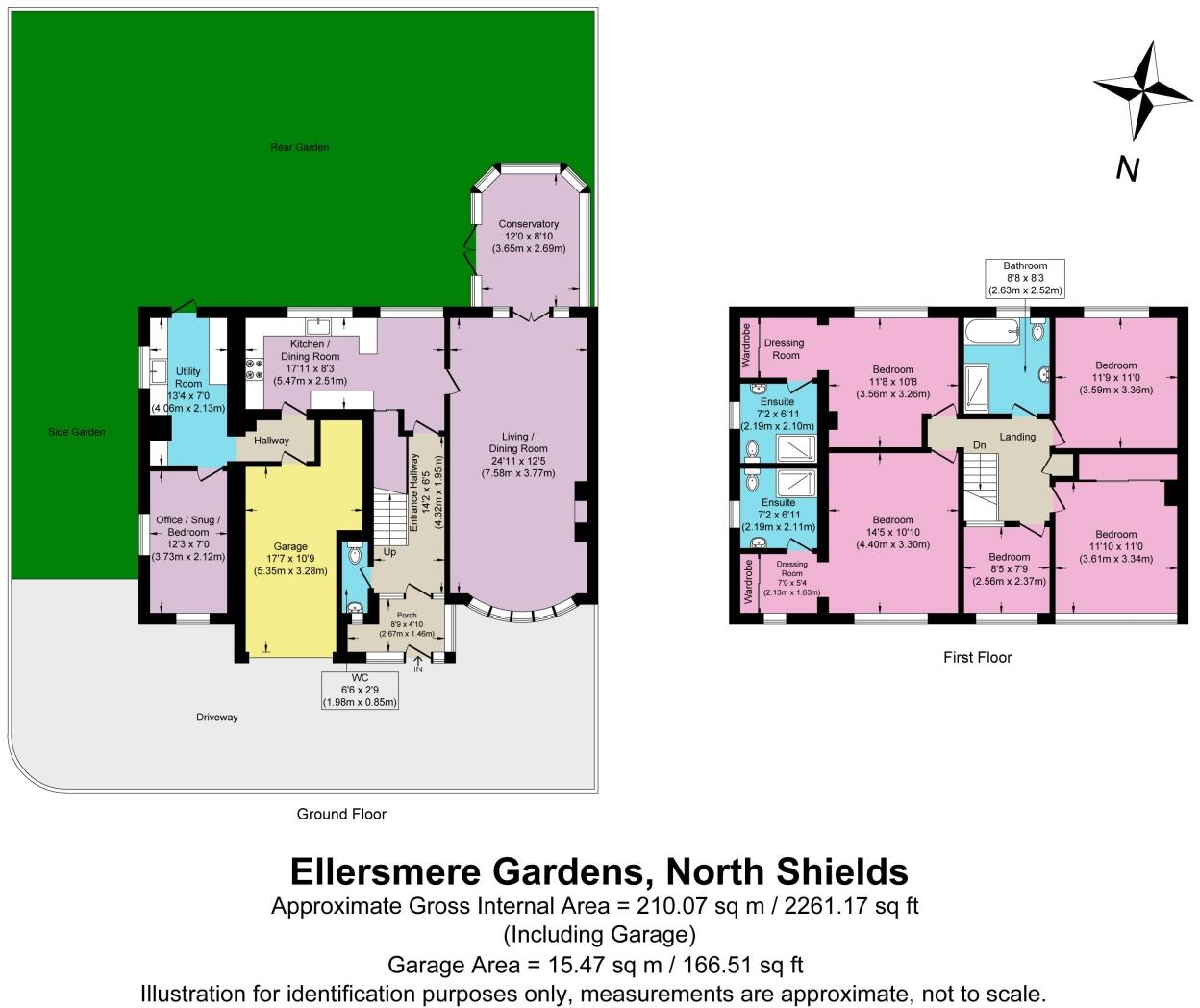 Ellersmere Gardens, North Shields,  NE30 floorplan