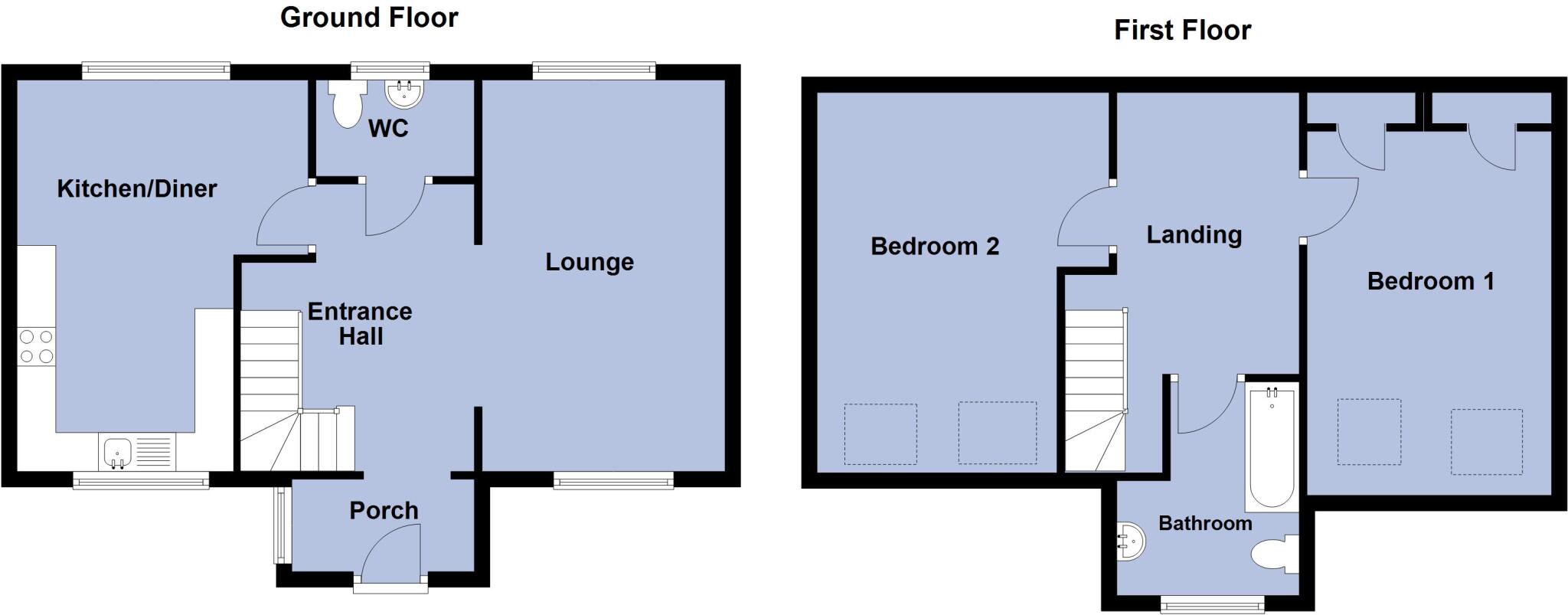 Station Road, Manea, March, Cambs., PE15 0HA floorplan