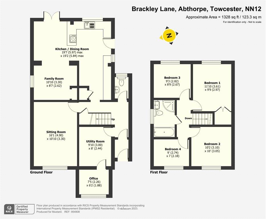 Brackley Lane, Abthorpe, Towcester, Northamptonshire, NN12 floorplan