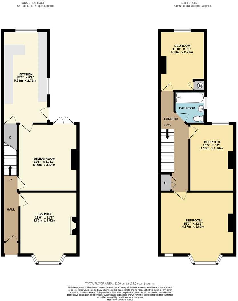 Raleigh Road, Coventry floorplan