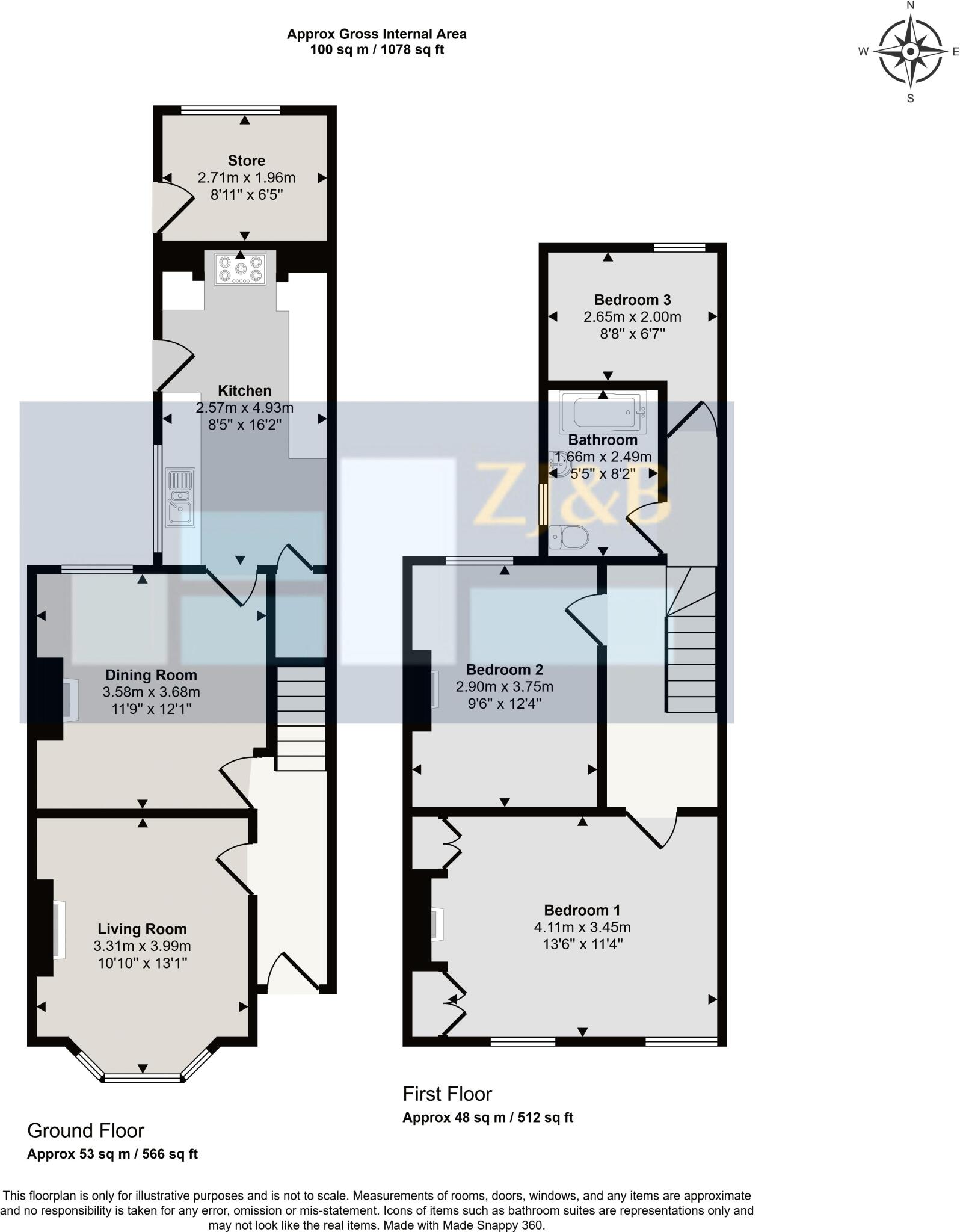 Liverpool Road, Oswestry, Shropshire, SY11 1NN floorplan