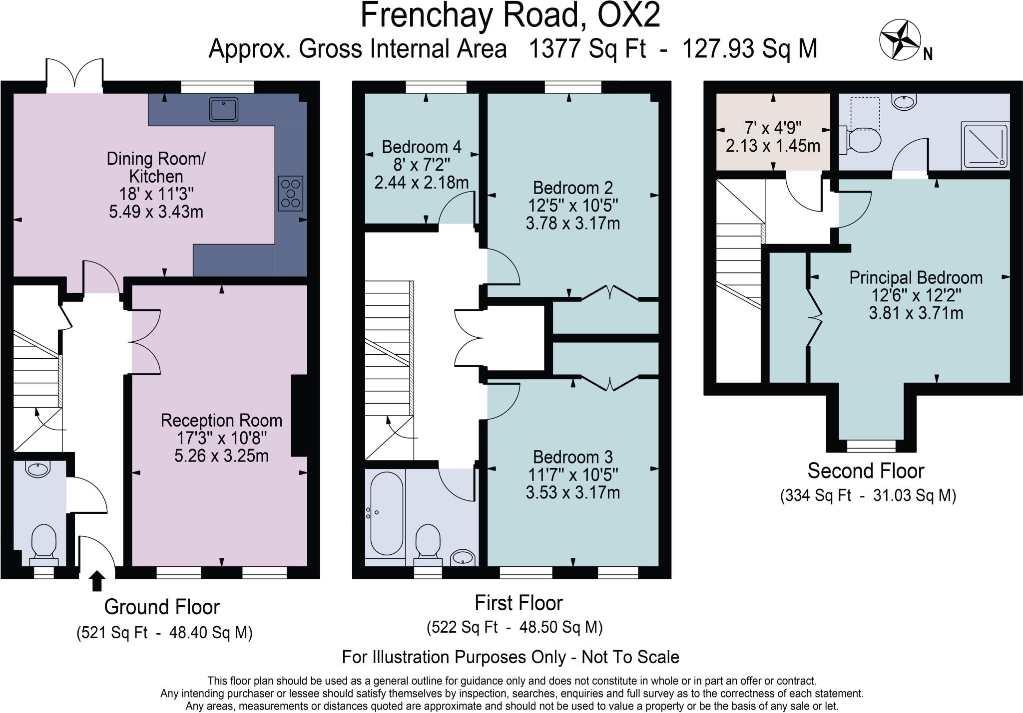 Frenchay Road, Oxford, OX2 floorplan