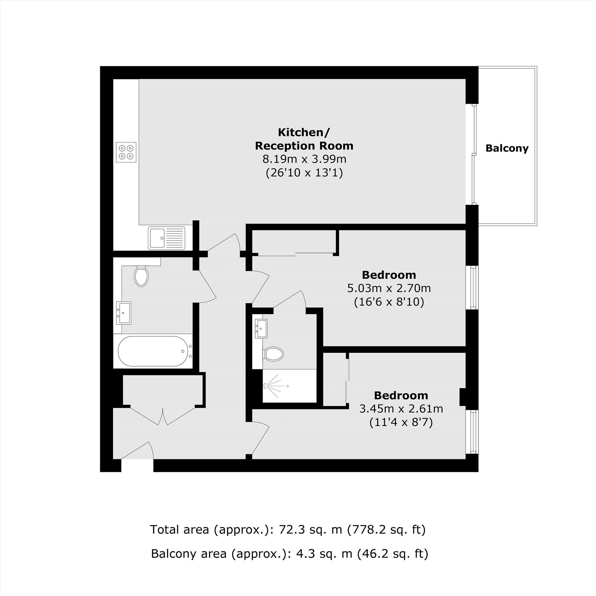 Elmira Street, Lewisham floorplan