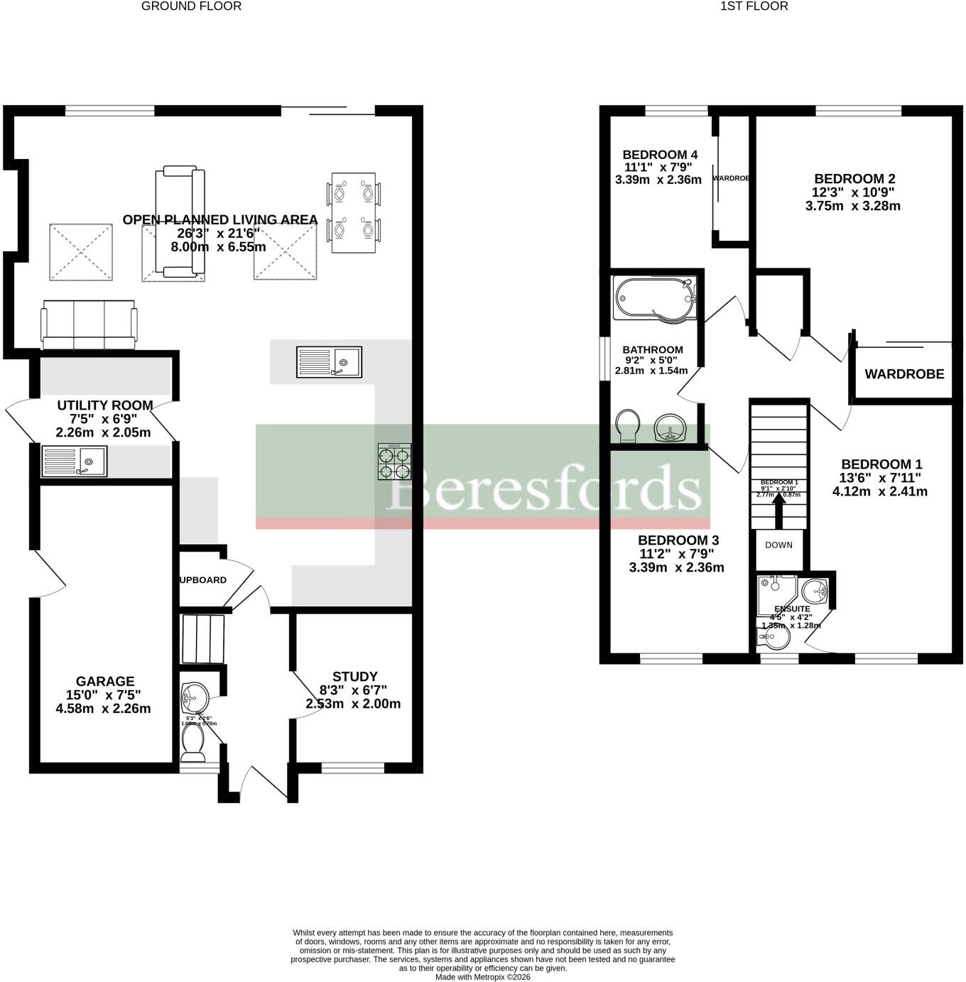 The Willows, Boreham, CM3 floorplan