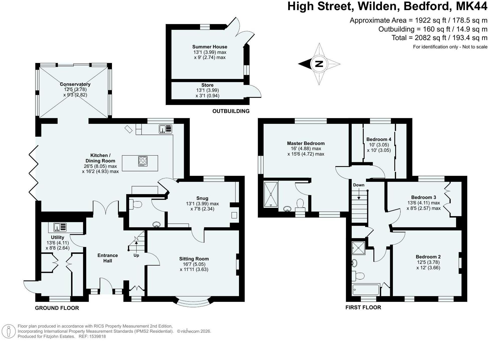 High Street, Wilden, MK44 floorplan