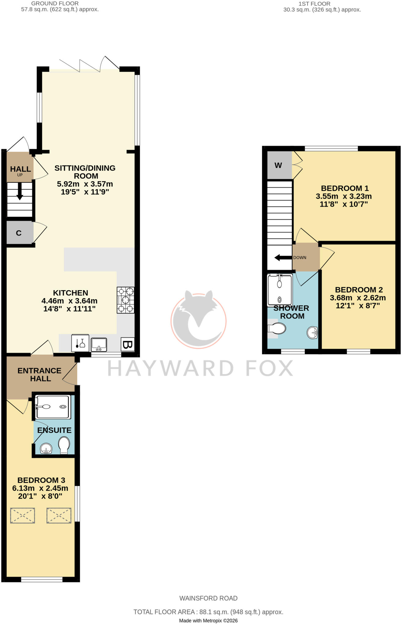 49, Wainsford Road, Pennington, Lymington, Hampshire, SO41 floorplan