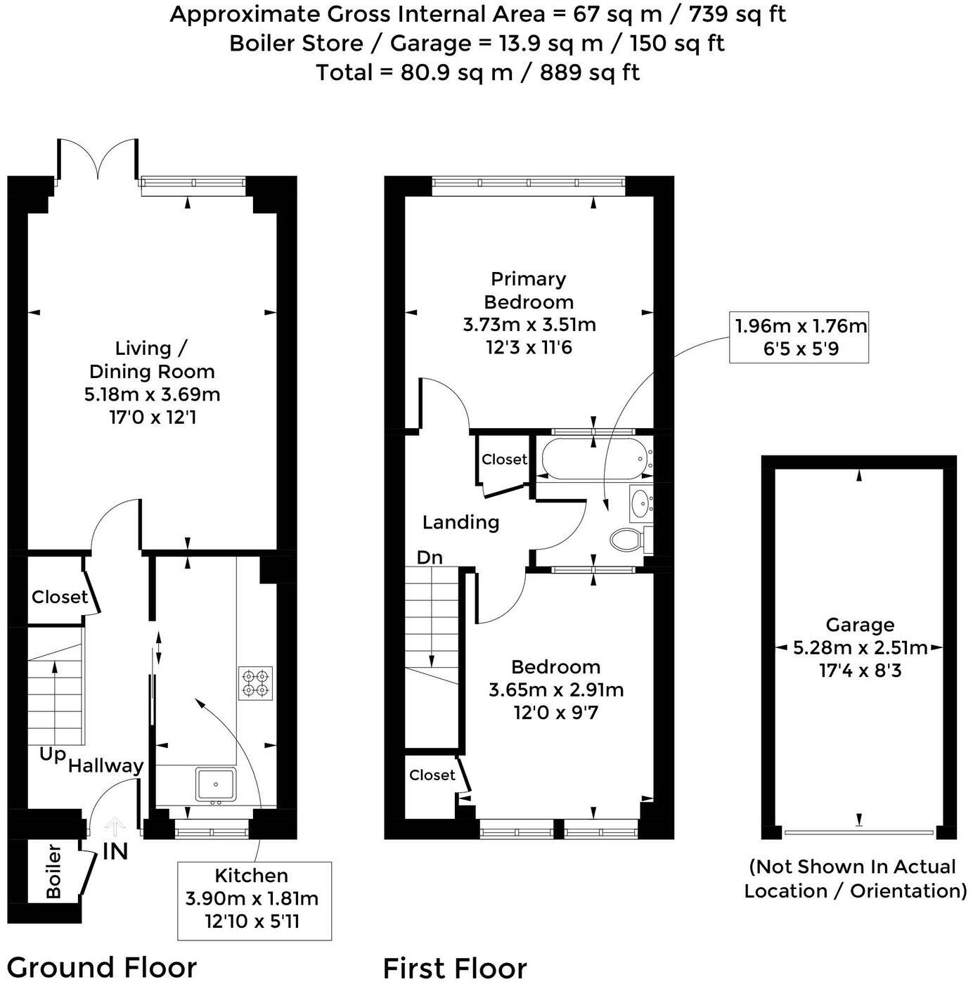 The Slade, Headington, OX3 floorplan