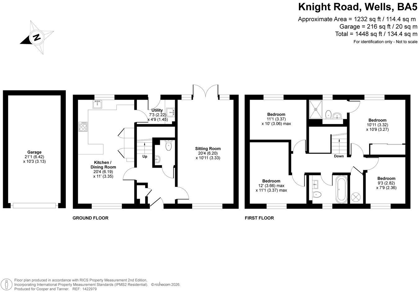 Knight Road, Wells, BA5 floorplan
