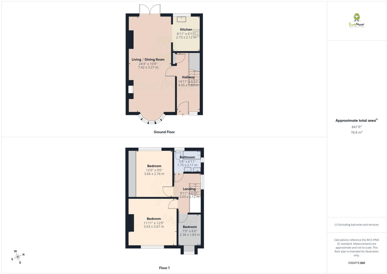 Heron Hill, Belvedere, Kent, DA17 floorplan