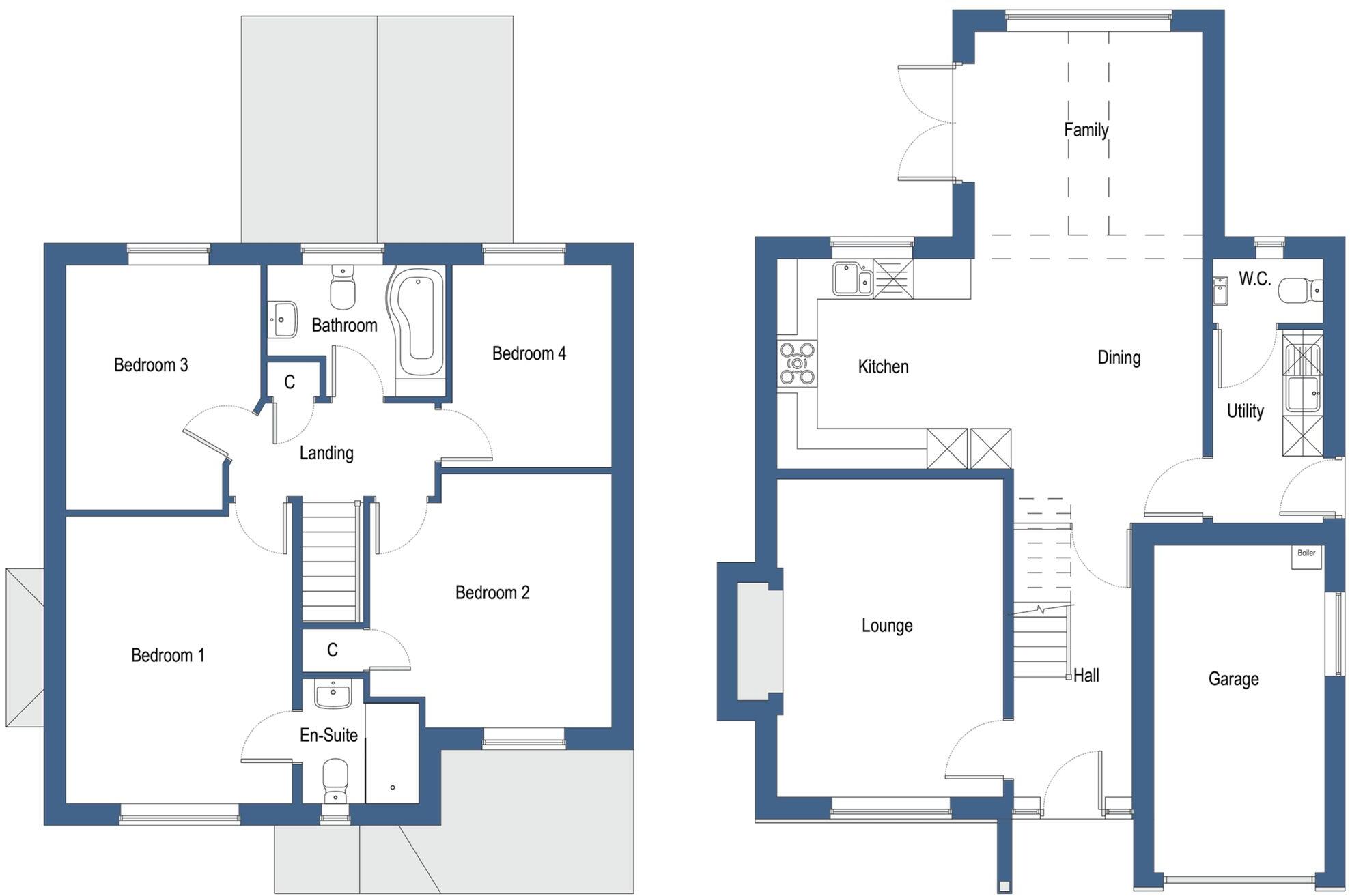 Plot 402, Farnella Close, Barton-upon-Humber, North Lincolnshire, DN18 5SE floorplan