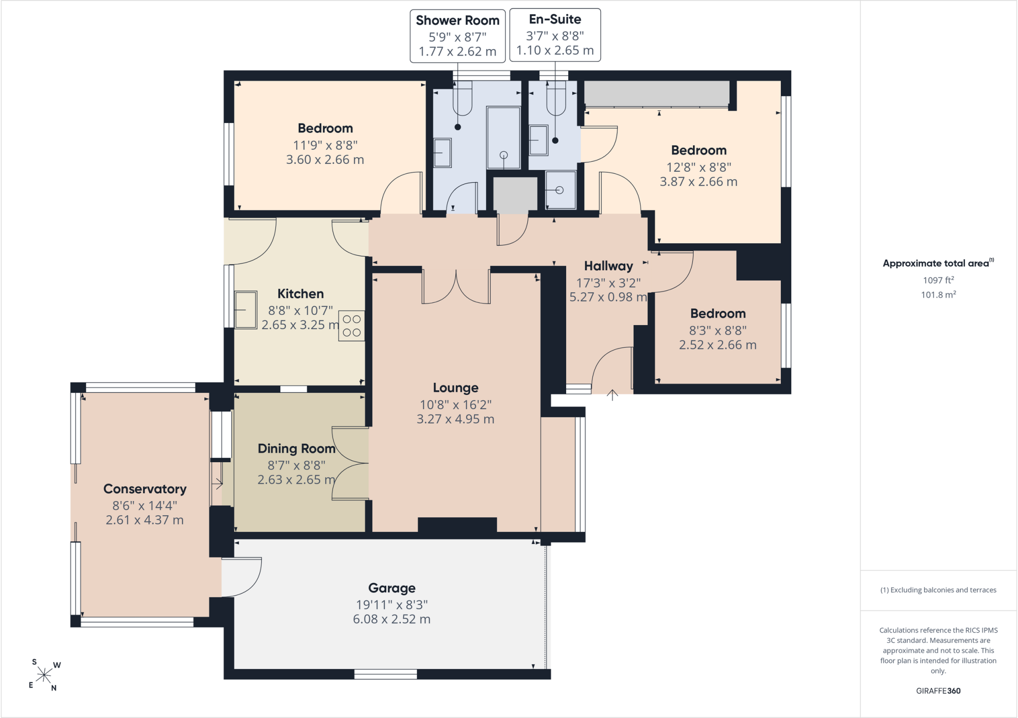 Marchington Close, Allestree floorplan