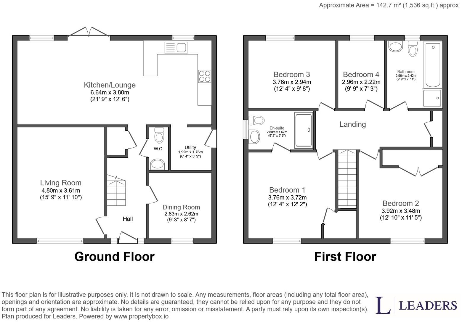 Donington Grove, Wolverhampton, West Midlands, WV10 floorplan