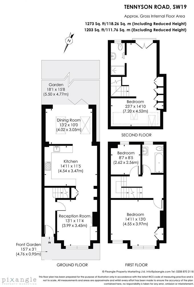 Tennyson Road, Wimbledon floorplan