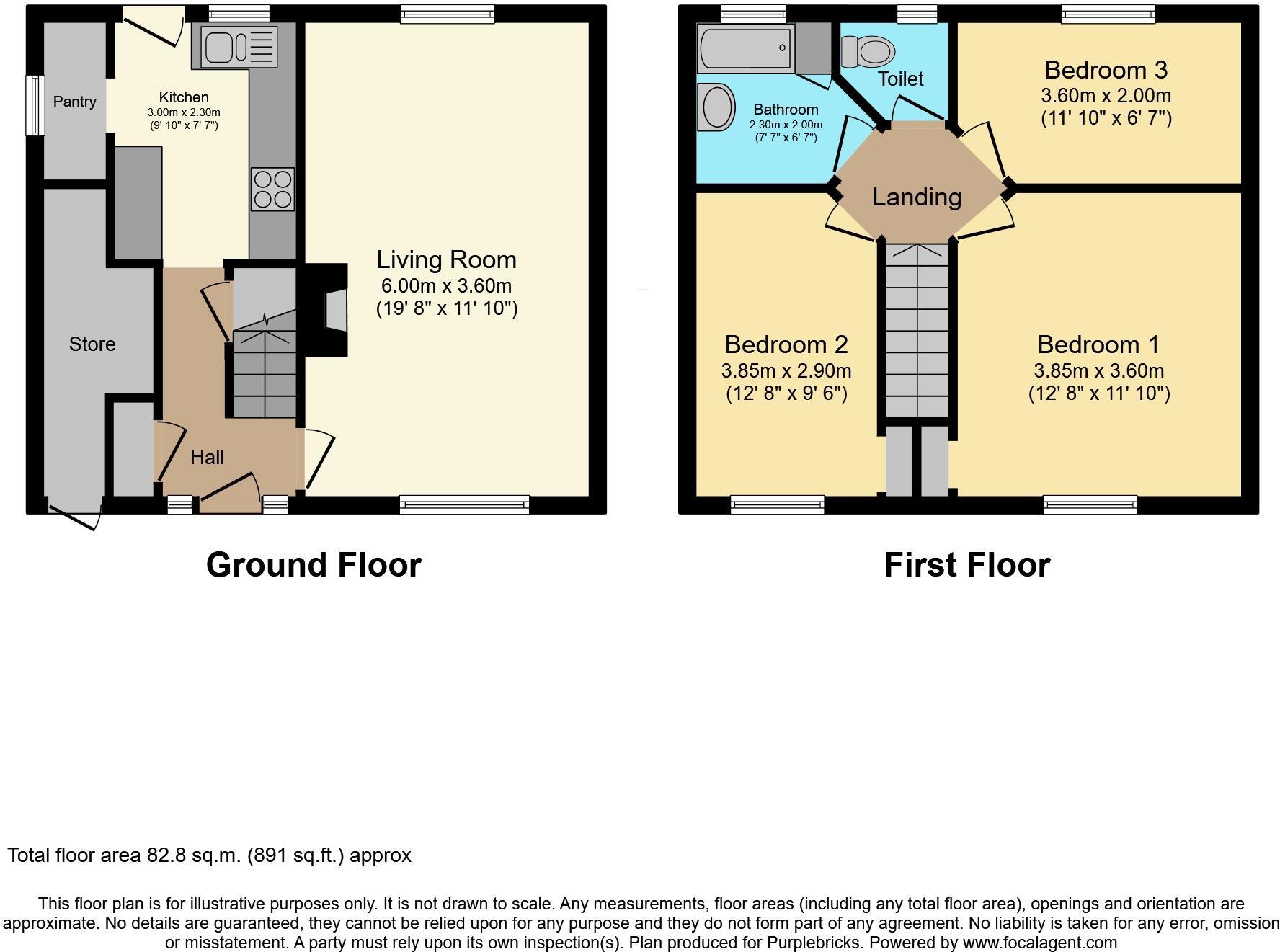 340, Beaumont Leys Lane floorplan