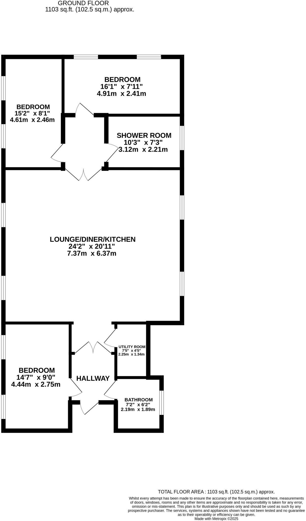 Cathedral Road, Cardiff floorplan