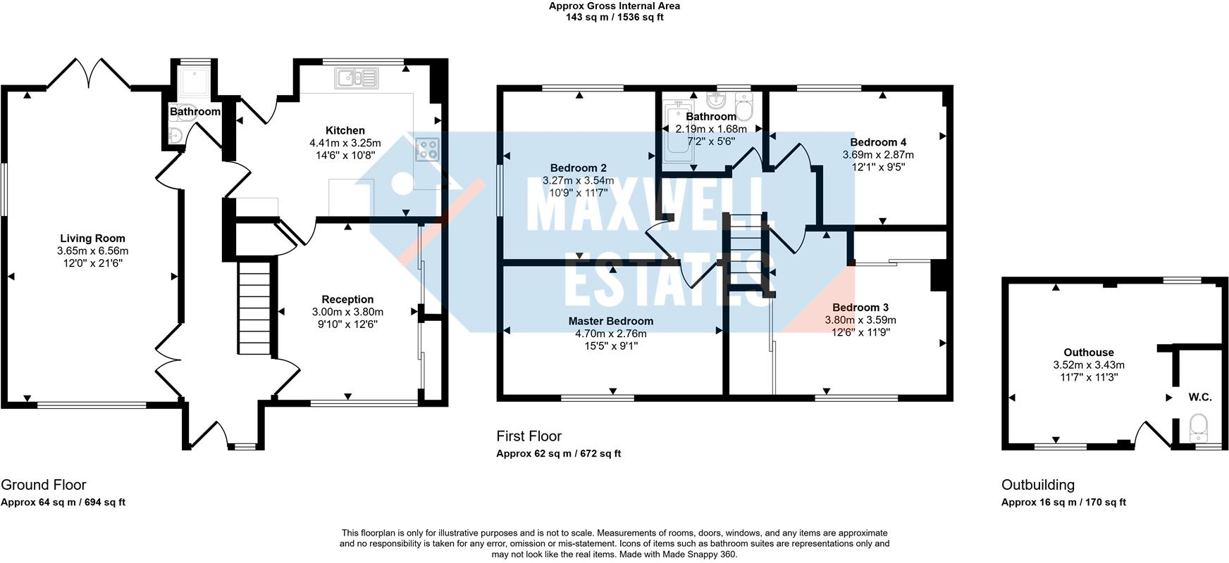 Abbots Road, Edgware floorplan