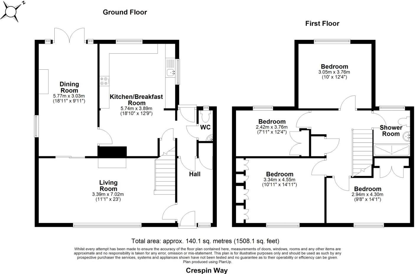 Crespin Way, Brighton floorplan