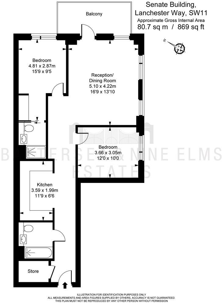 Senate Building, Lexington Gardens floorplan