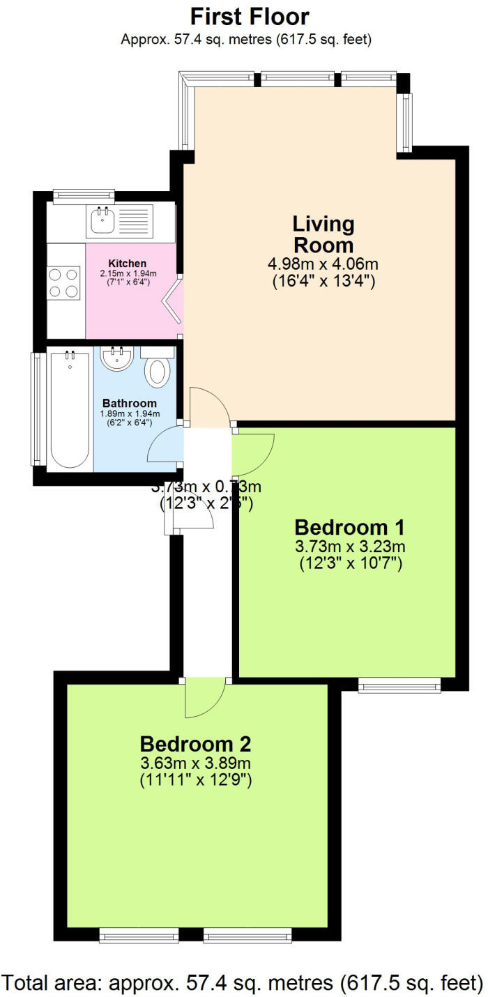 Greyhound Lane, London, SW16 floorplan